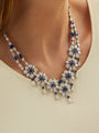 Blues and Royals Sapphire Diamond Necklace