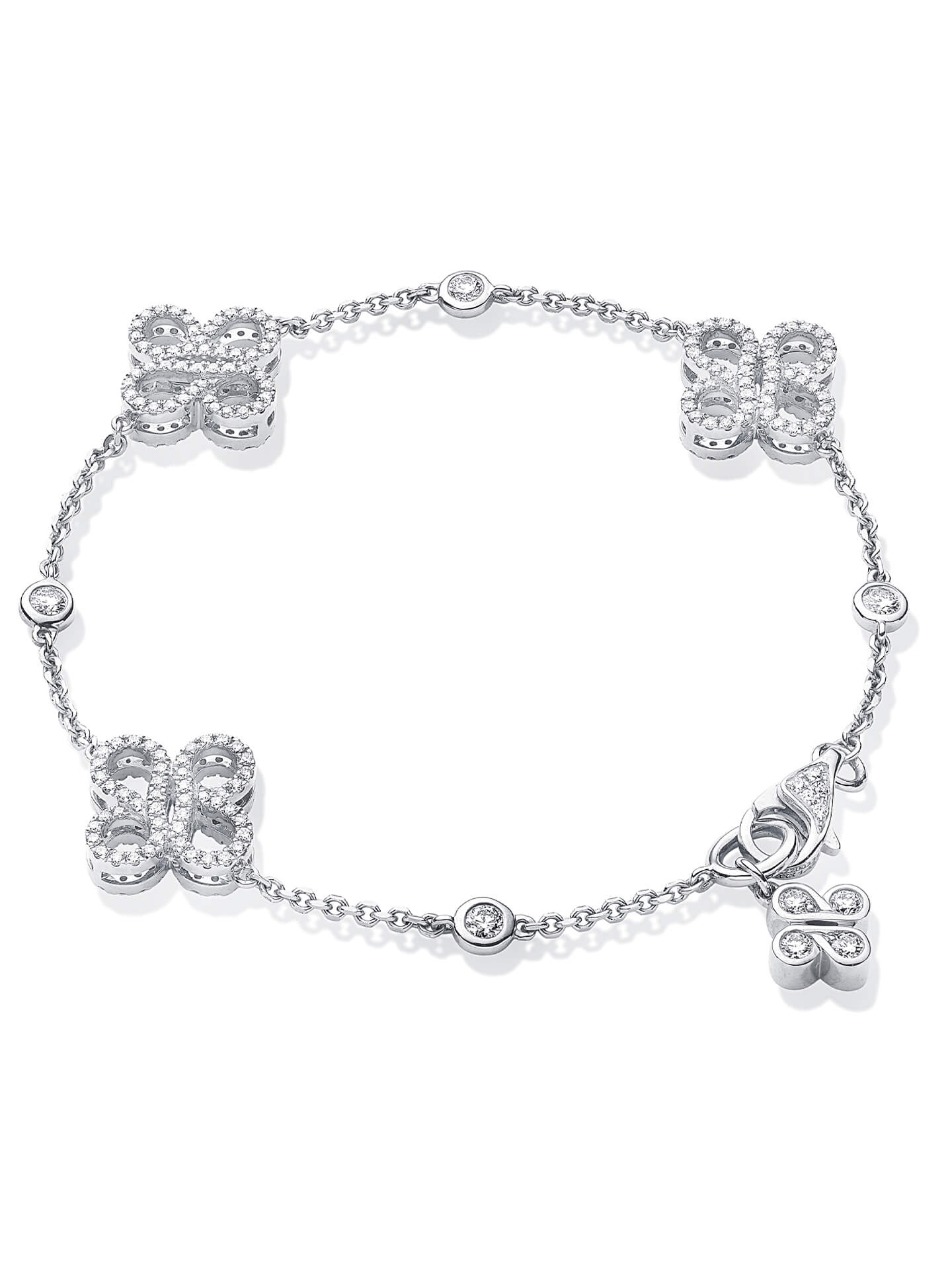 Be Boodles Multi Charm White Gold Bracelet Boodles be-boodles-multi-charm-white-gold-bracelet-boodles