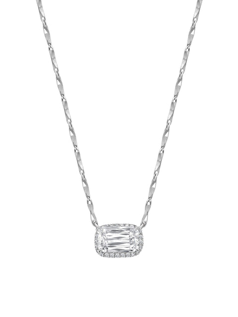 New Vintage Ashoka Platinum Diamond Pendant