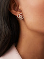 Be Boodles Rose Gold Diamond Earrings