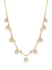 Beach Medium Yellow Gold Diamond Necklace