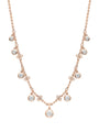 Beach Rose Gold Diamond Necklace