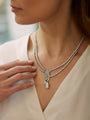 Peace of Mined Platinum Diamond Necklace