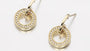 Classic Roulette Yellow Gold Diamond Earrings