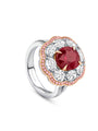 Vintage Oval Cut Ruby Ring