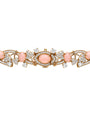 Column and Ivy Morganite Rose Gold Necklace