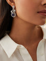 Vintage Lace Sapphire Earrings