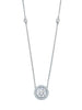 Vintage Round Brilliant Cut Diamond Pendant