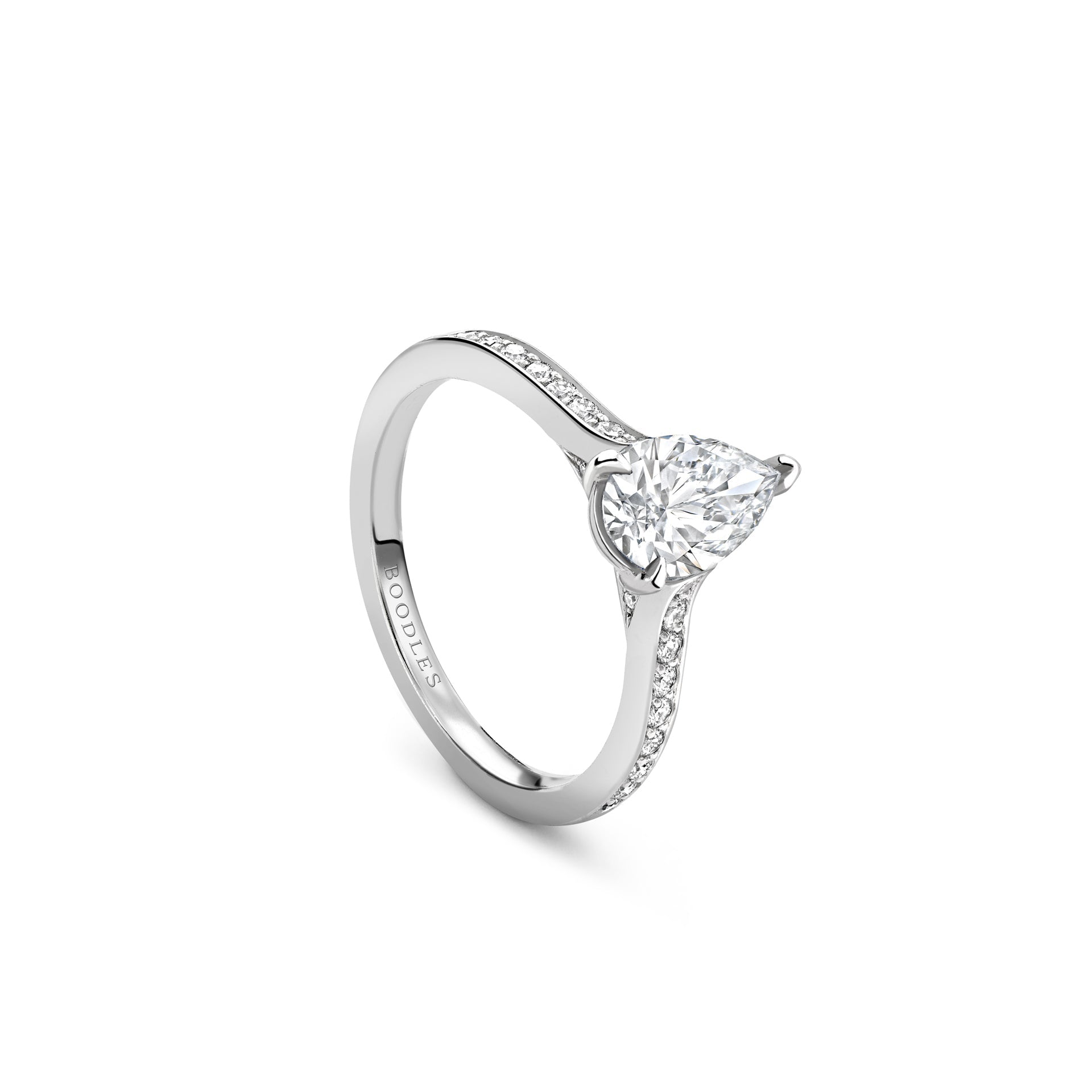Harmony Pear Cut Diamond Engagement Ring