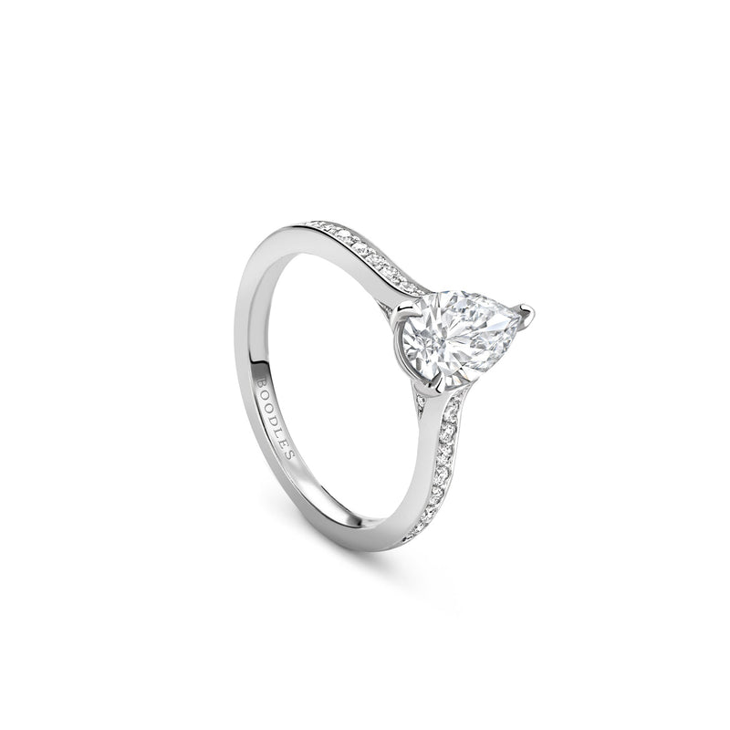 Harmony Pear Cut Diamond Engagement Ring