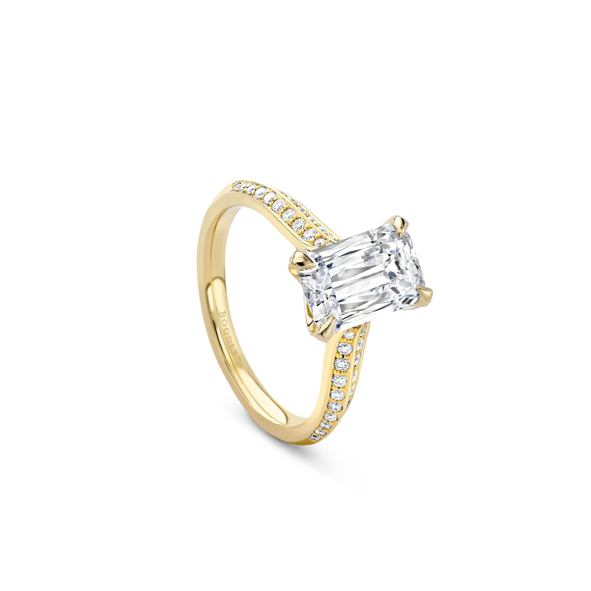 Label 1.71 Carat HVS2 Main Stone