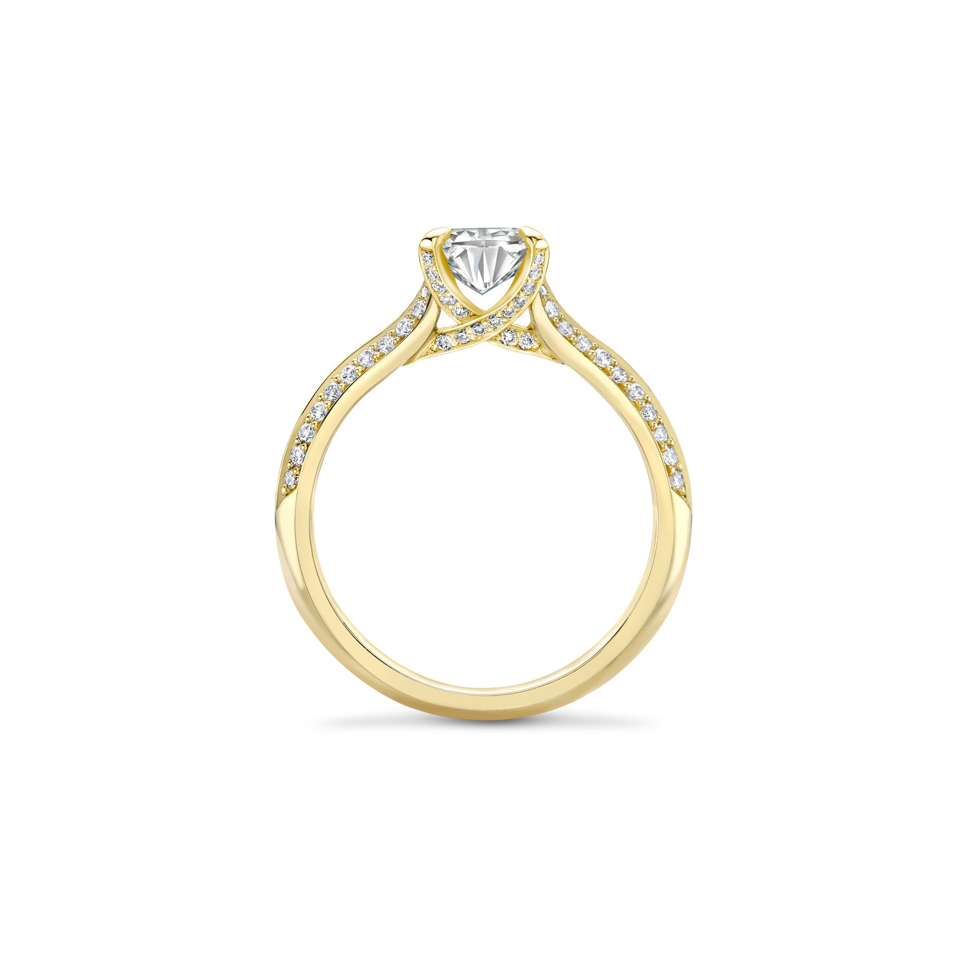 Label 1.71 Carat HVS2 Main Stone