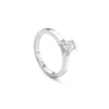 Classic Oval Cut Diamond Platinum Engagement Ring