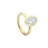 Florentine Marquise Yellow Gold Diamond Ring