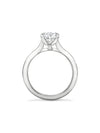 Classic Oval Platinum Diamond Engagement Ring
