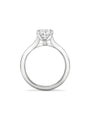 Classic Oval Platinum Diamond Engagement Ring