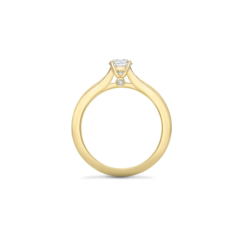 Classic Yellow Gold Diamond Engagement Ring