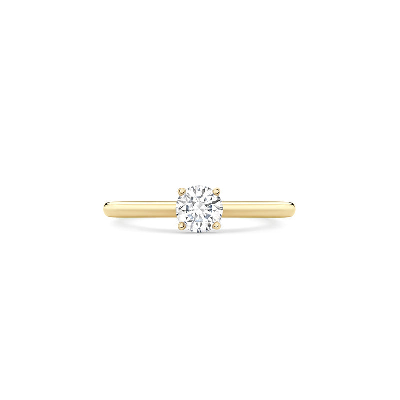 Classic Yellow Gold Diamond Engagement Ring