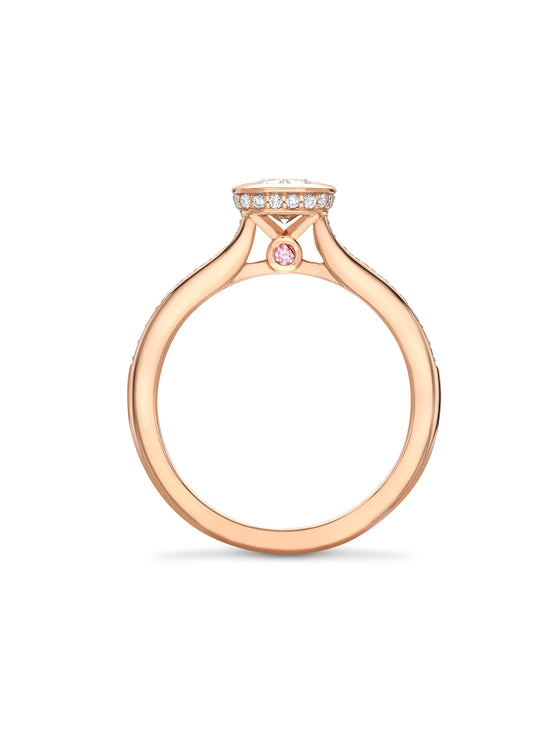 Ashoka Rose Gold Diamond Engagement Ring