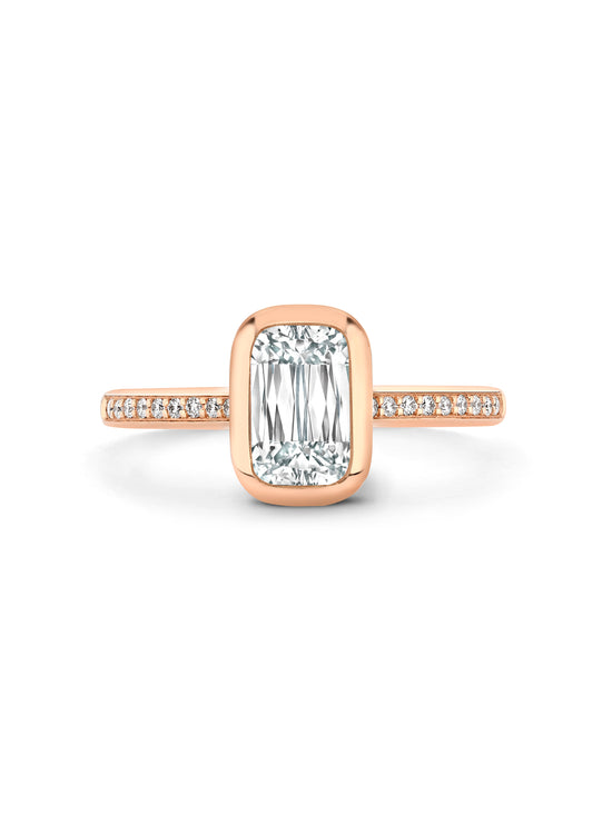 Ashoka Rose Gold Diamond Engagement Ring