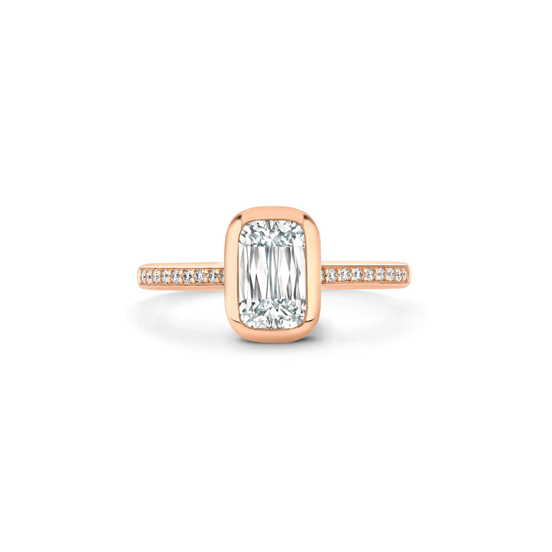 The Boodles Ashoka Rose Gold Diamond Engagement Ring
