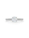 Harmony Round Brilliant Platinum Diamond Engagement Ring