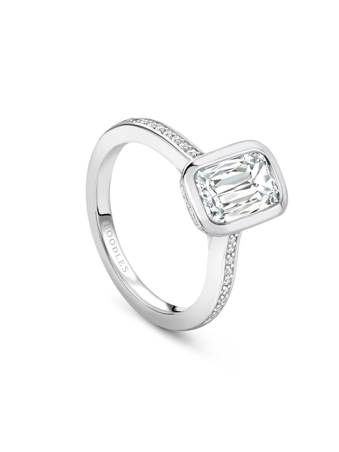 The Boodles Ashoka Platinum Diamond Engagement Ring