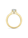 Harmony Round Yellow Gold Diamond Engagement Ring