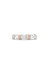 Ashoka Three Stone Diamond Eternity Ring