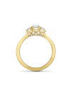 Trilogy Ashoka Cut Yellow Gold Diamond Ring