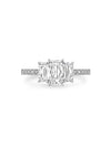 Trilogy Ashoka Cut Platinum Diamond Ring