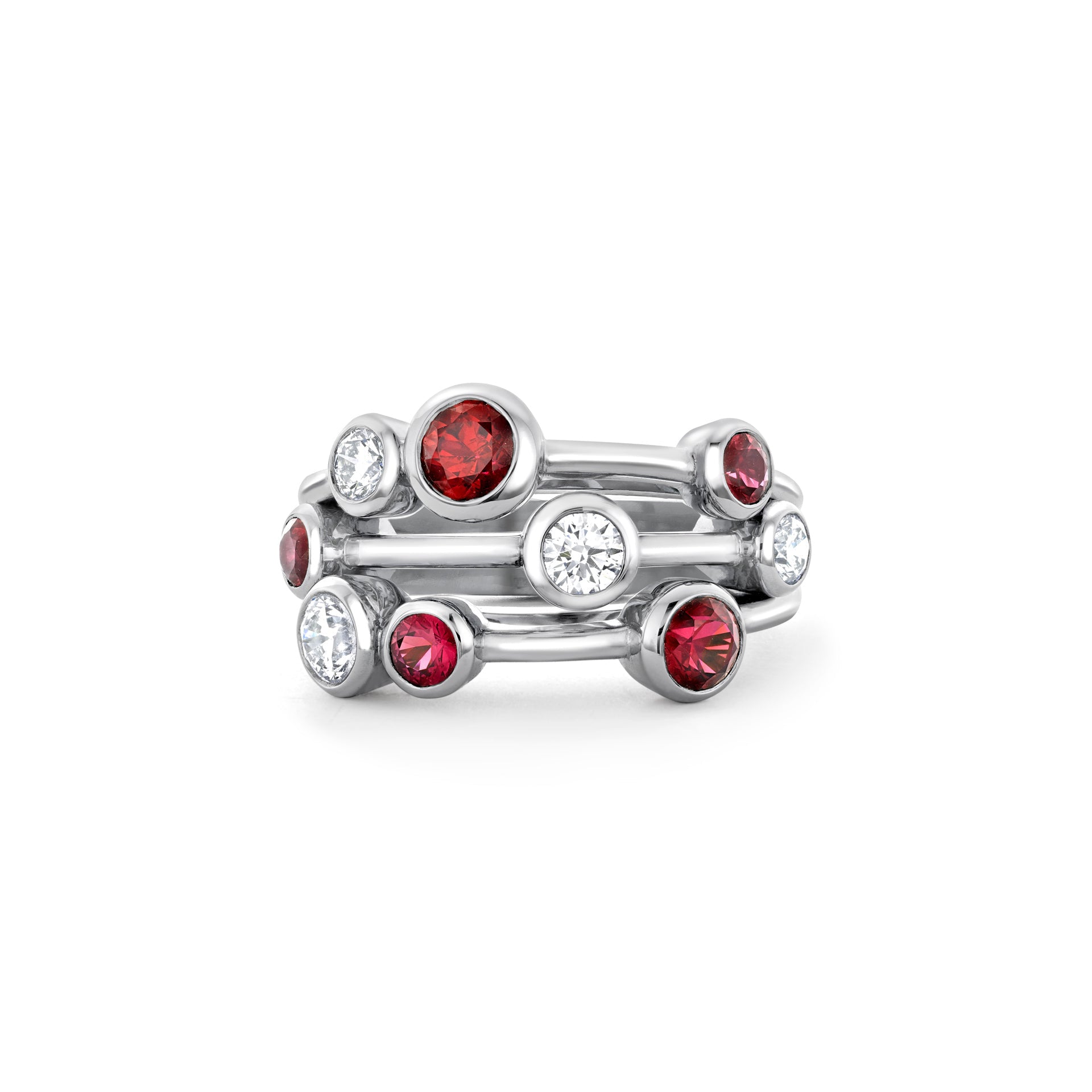 Raindance Classic Platinum Ruby Ring