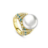 A Family Journey Copenhagen Pearl Yellow Gold Ring