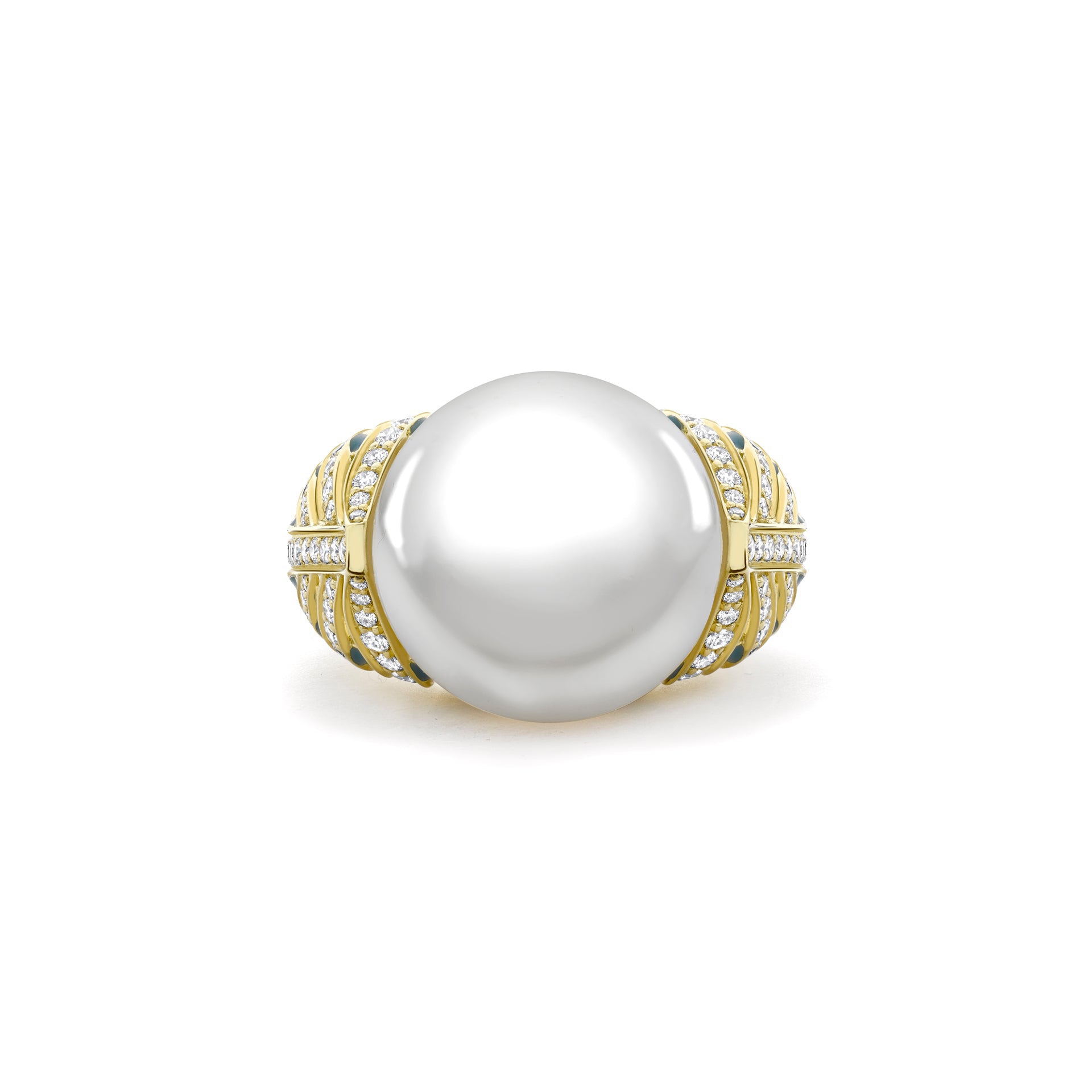 A Family Journey Copenhagen Pearl Yellow Gold Ring