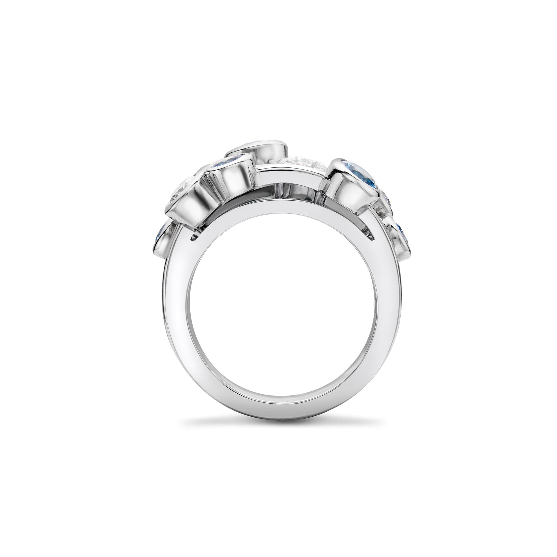 Raindance Classic White Gold Aquamarine Ring