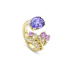 A Family Journey Provence Tanzanite Yellow Gold Ring