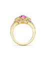 A Family Journey Barcelona Pink Sapphire Yellow Gold Ring