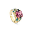 A Family Journey Prague Garnet Yellow Gold Ring
