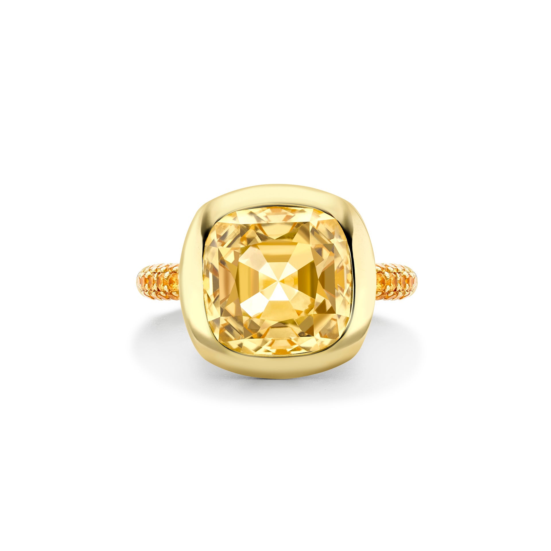 A Family Journey Prague Florentine Topaz Yellow Gold Ring
