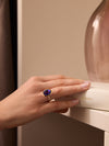 Florentine Dolce Vita Oval Tanzanite Yellow French Gold Ring