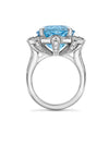 Fifth Avenue Aquamarine Platinum Ring