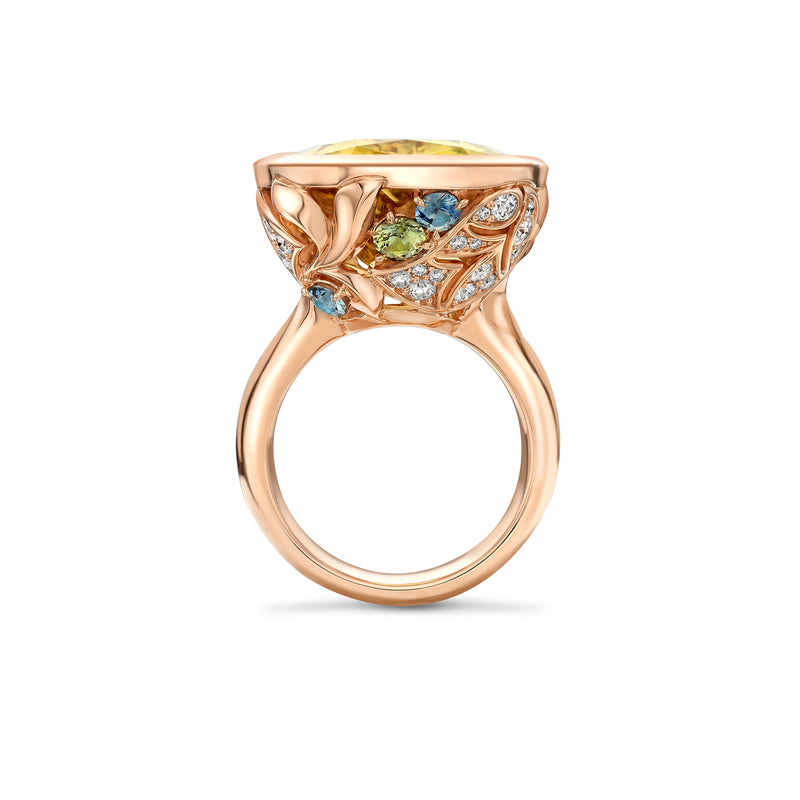 The Palace Collection Silk Mantua Heliodor Ring