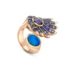 The Palace Collection Raven's Watch Gemini Cabochon Opal Ring