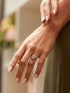 Roulette Pavé Diamond Band Flip Ring