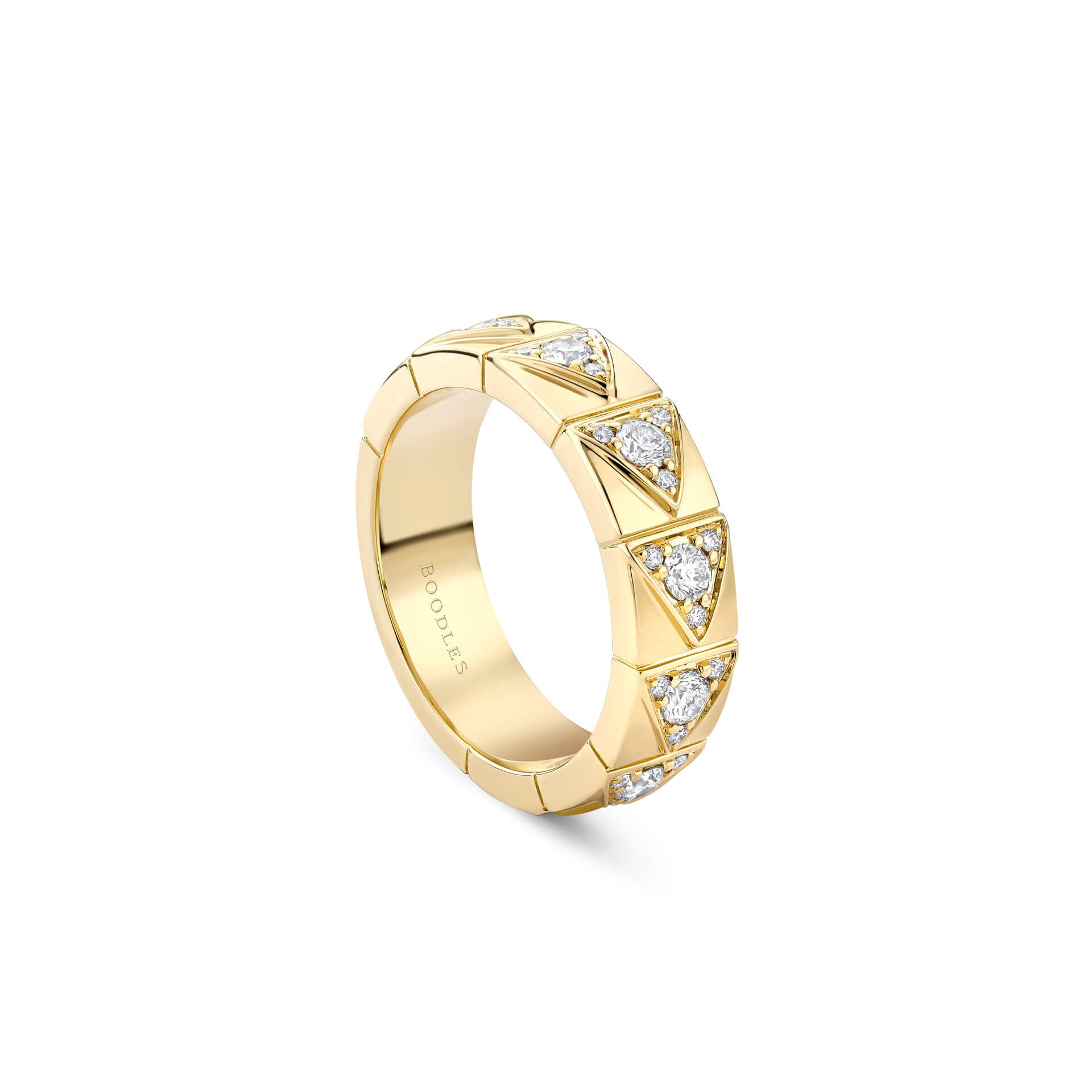 Be You Yellow Gold Diamond Ring