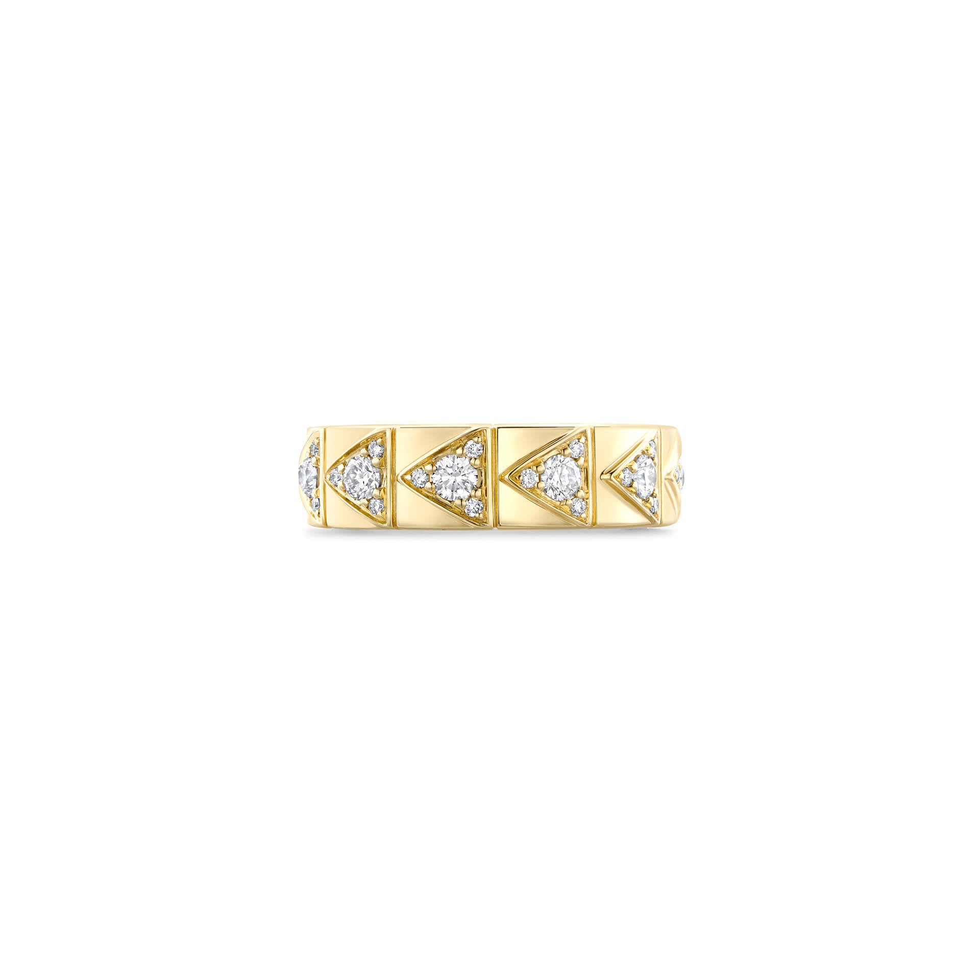 Be You Yellow Gold Diamond Ring