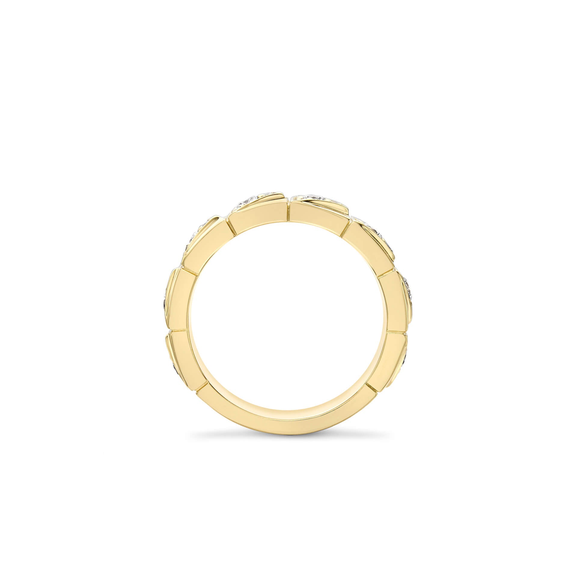 Be You Yellow Gold Diamond Ring