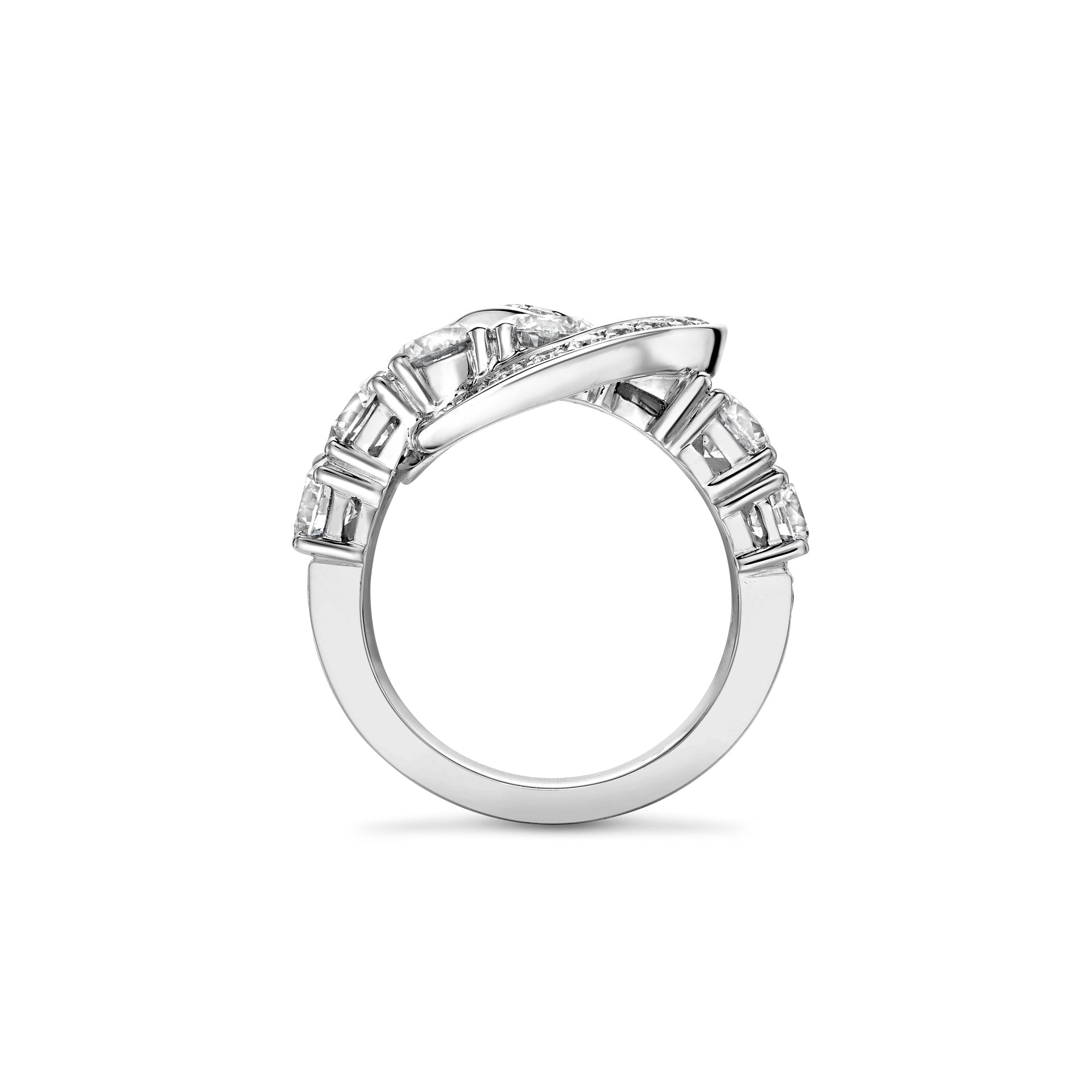 The Knot Large Diamond Ring