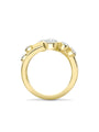 Raindance Seven Diamond Yellow Gold Ring