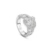 The Knot Medium White Gold Diamond Ring